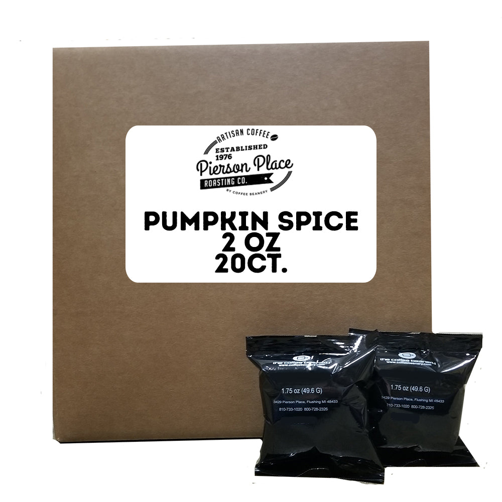 Pumpkin Spice Flavored Gourmet Coffee | 20bags/box, 20boxes/case